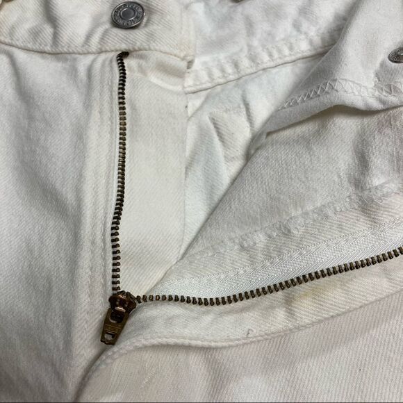 LEVIS Vintage 512 Slim fit tapered leg White‎ Size 12 Mis-M,Made in USA 3/2000 - Picture 7 of 13